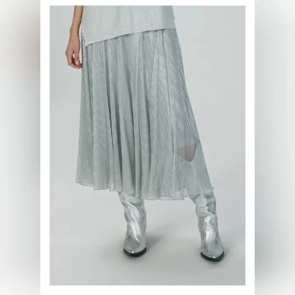 Marc Aurel Maxi Skirt In Soft Touch - Picture 4 of 6